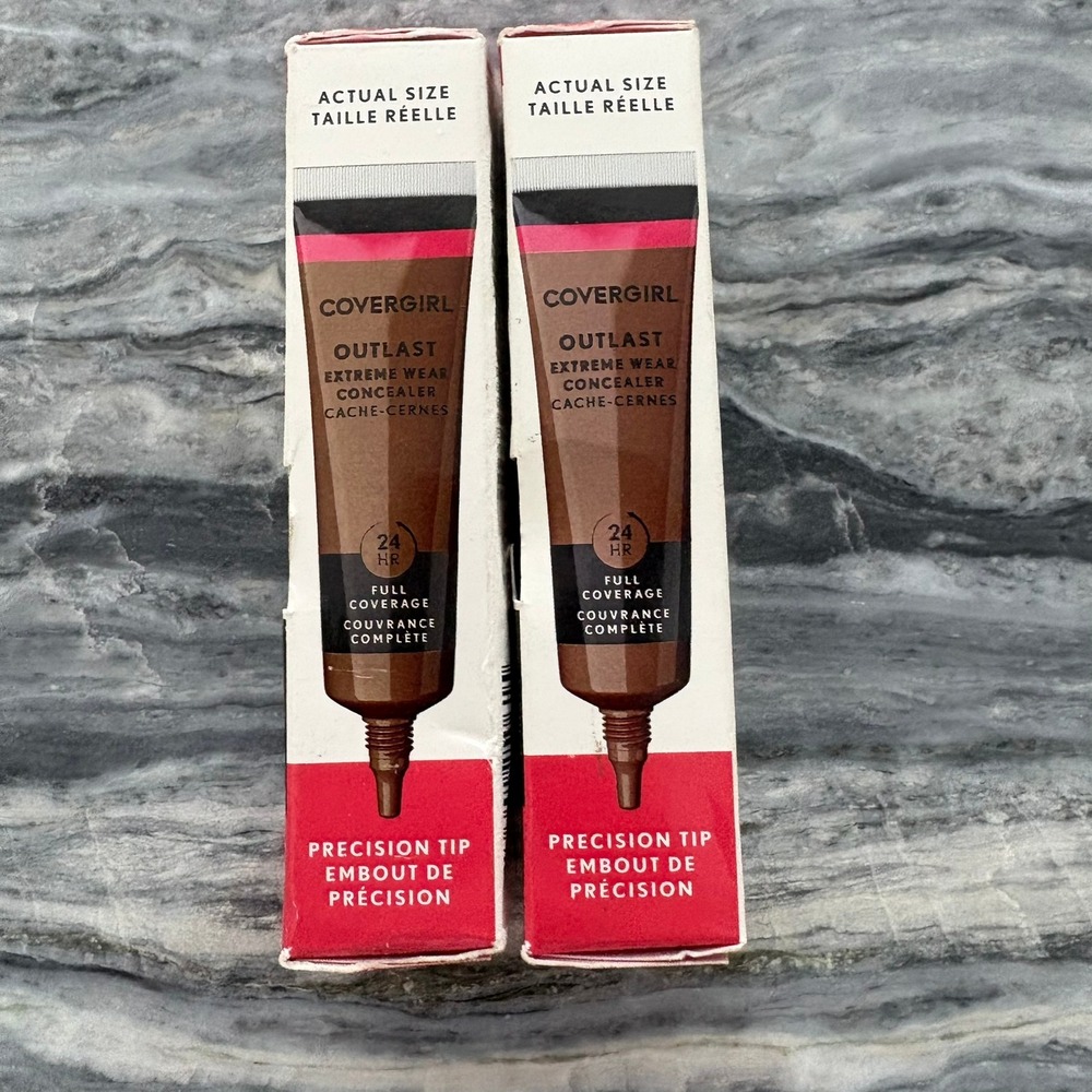 Covergirl Outlast‎ Extreme Wear Concealer 2pk 880 Cappuccino 875 Soft Sable 9ml